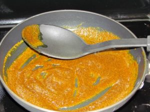 curry powder and butter