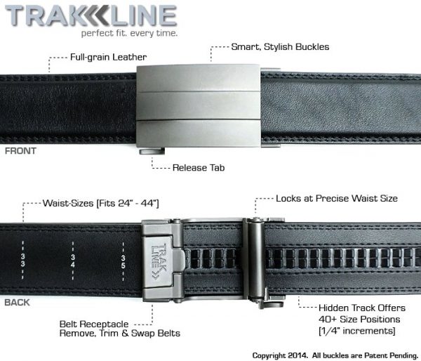 Trakline Belt patented buckle technology