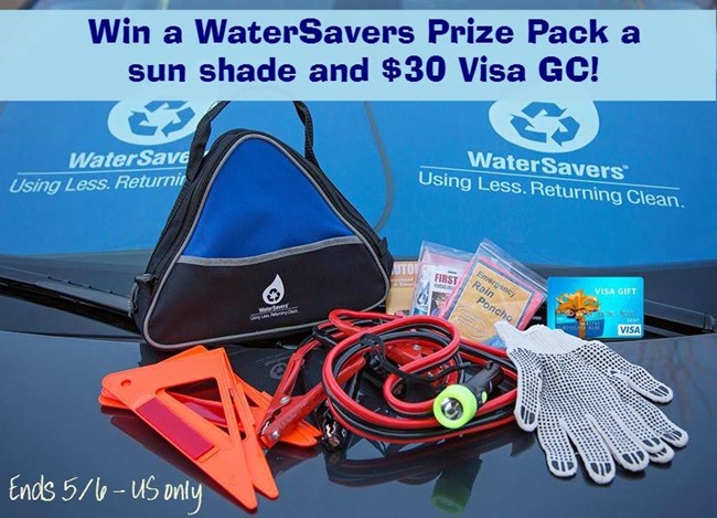 WaterSavers Prize Pack april 2015