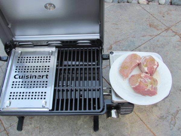 grilling meat