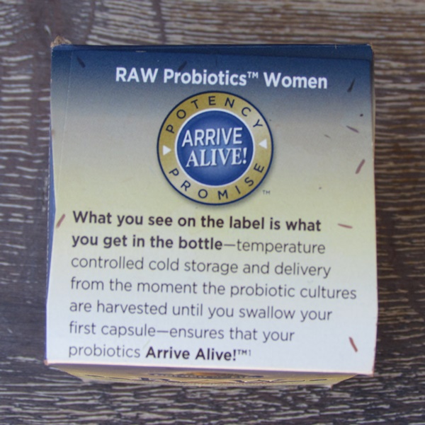RAW probiotics women arrive live