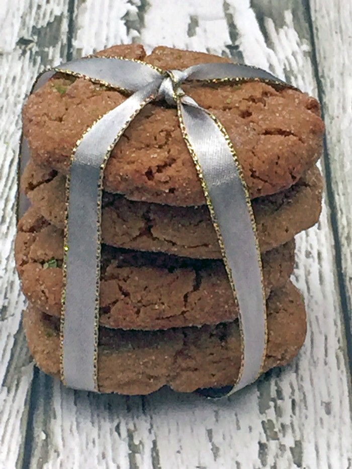 Krusteaz gingerbread with ribbons