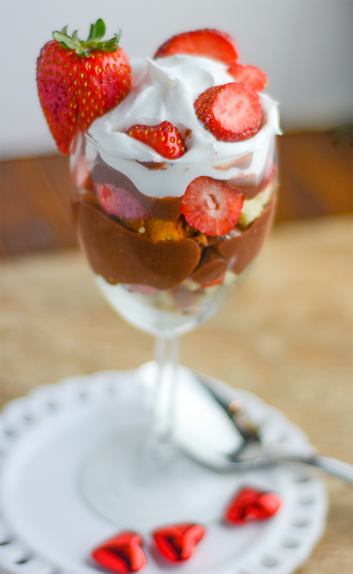 strawberry chocolate parfait