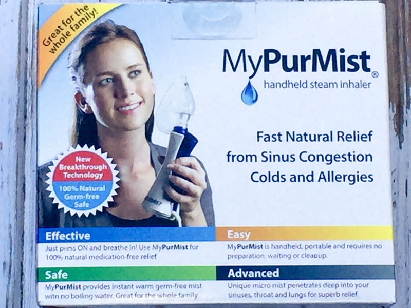 mypurmist (My Pure Mist) handheld steam inhaler box