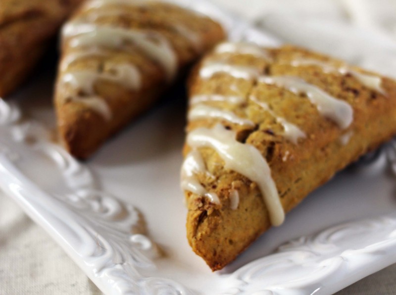 pumpkin spice scones 