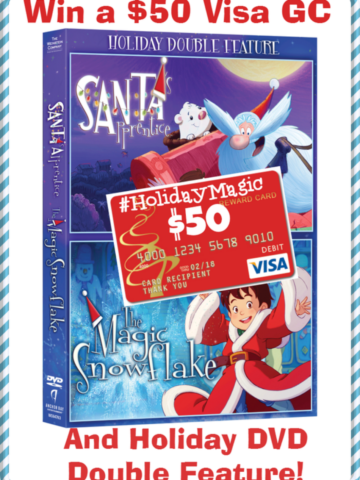 $50 Visa Gift Card & Holiday DVD Double Feature Giveaway