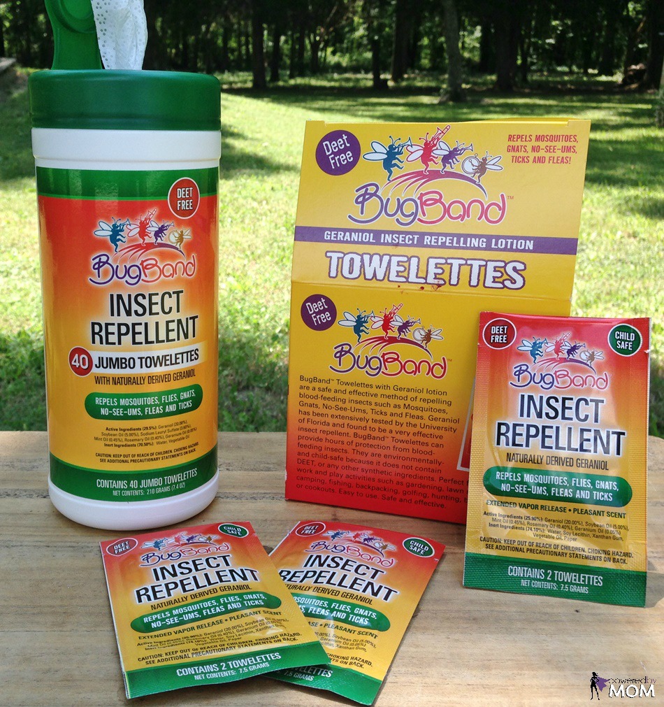BugBand Insect Repellent Towlettes