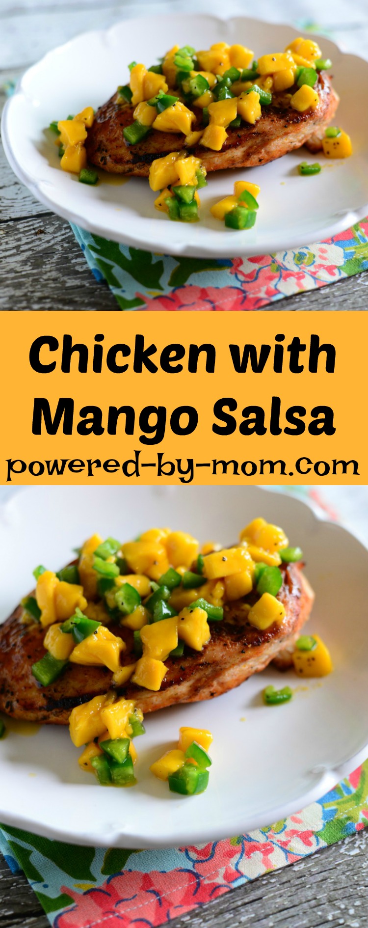 chicken with mango salsa 