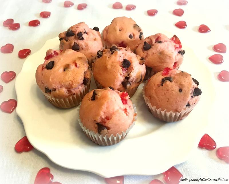 cherry chocolate chip muffins