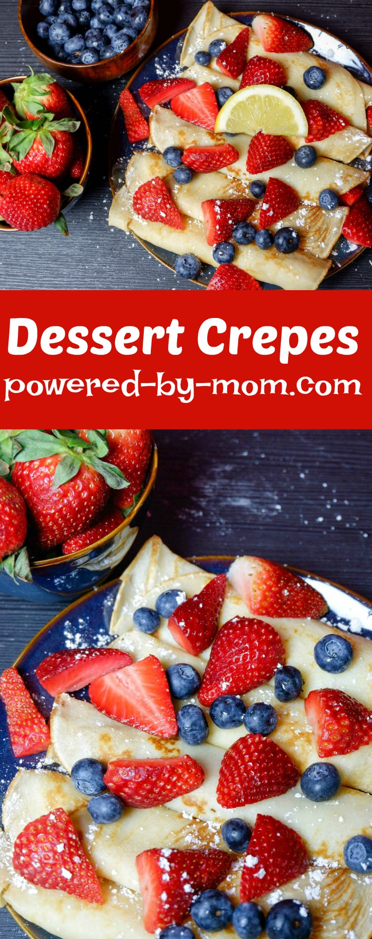 Crepes are delicious to serve for dessert, breakfast or special occasions. Even dinner for savory crepes! Perfect for special occasions like Canada Day!