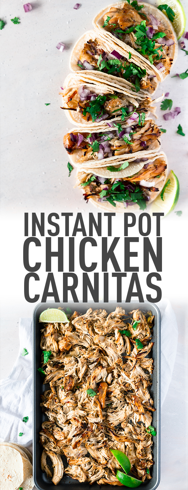 instant pot chicken carnitas - slow cooker option too
