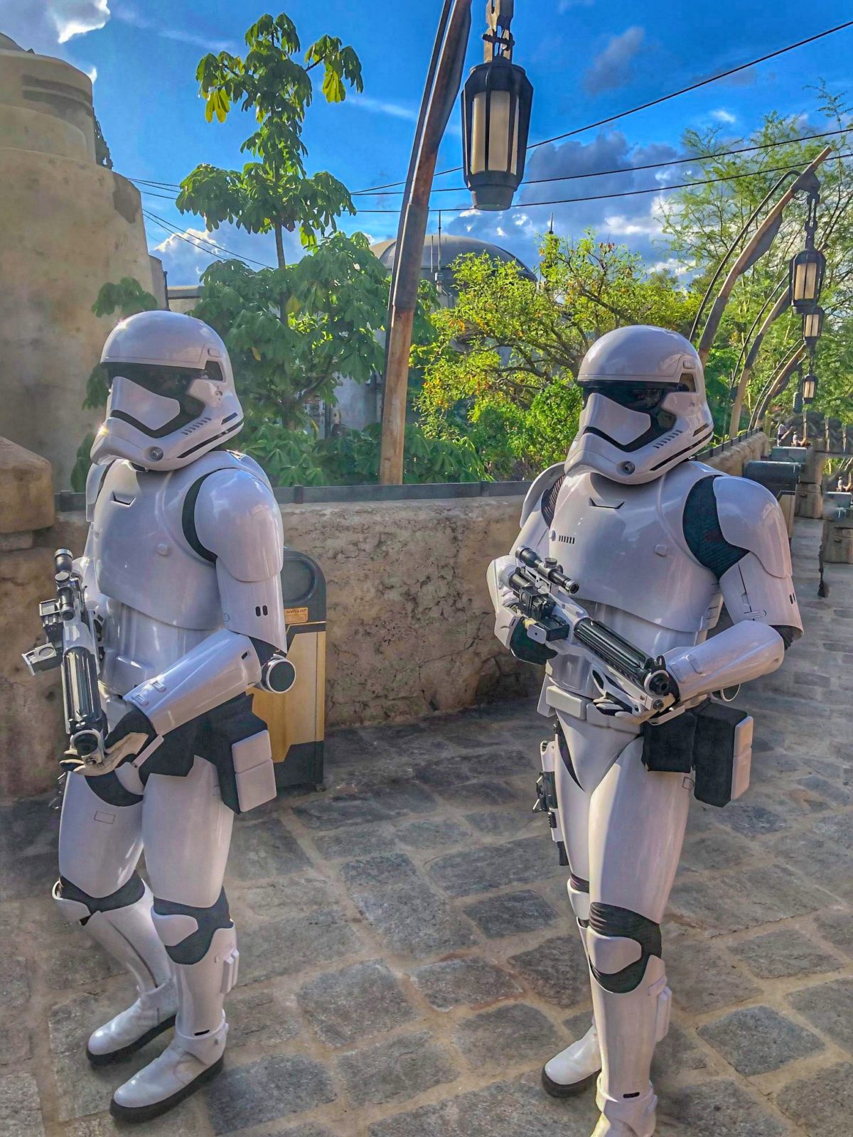 Disney's Galaxy's Edge stormtroopers