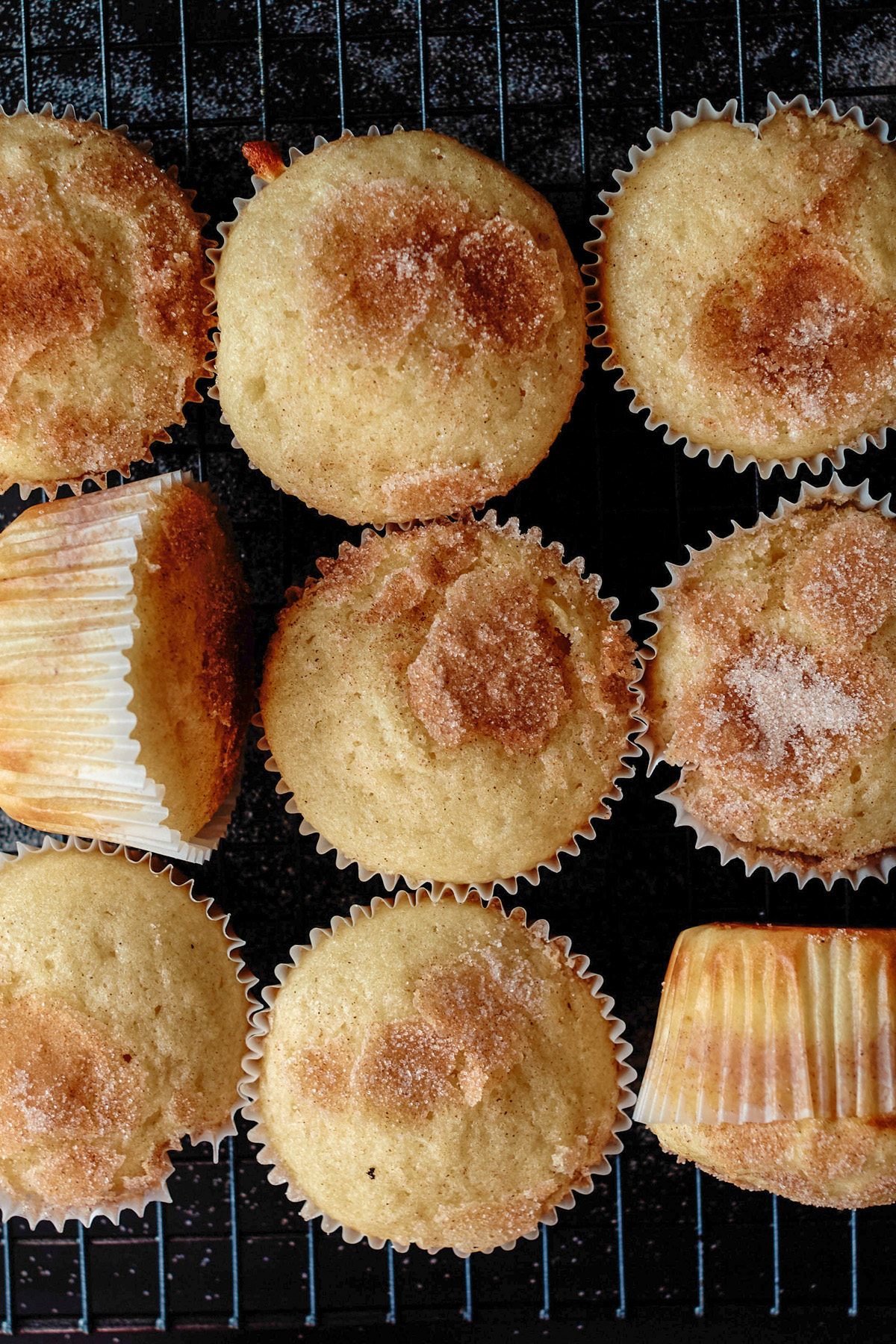 snickerdoodle cupcakes no frosting