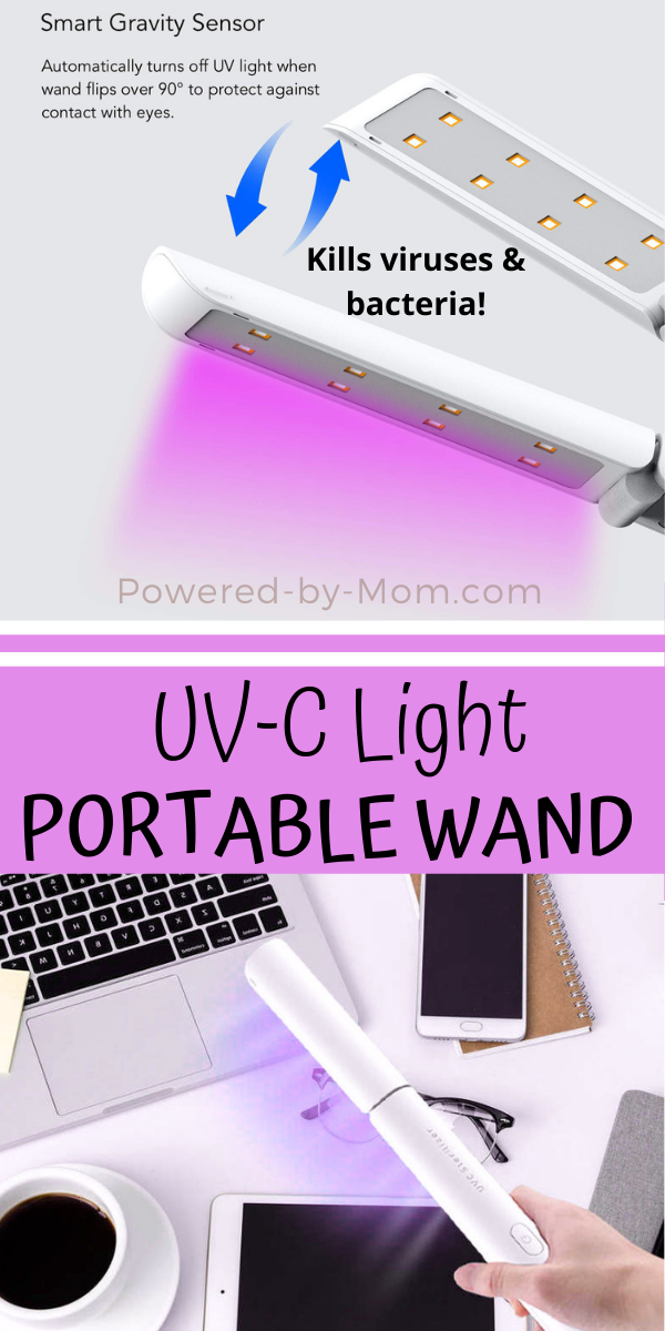 Have peace of mind when it comes to preventative measures for getting rid of viruses and bacteria with the portable UV-C Light Wand Allume. 