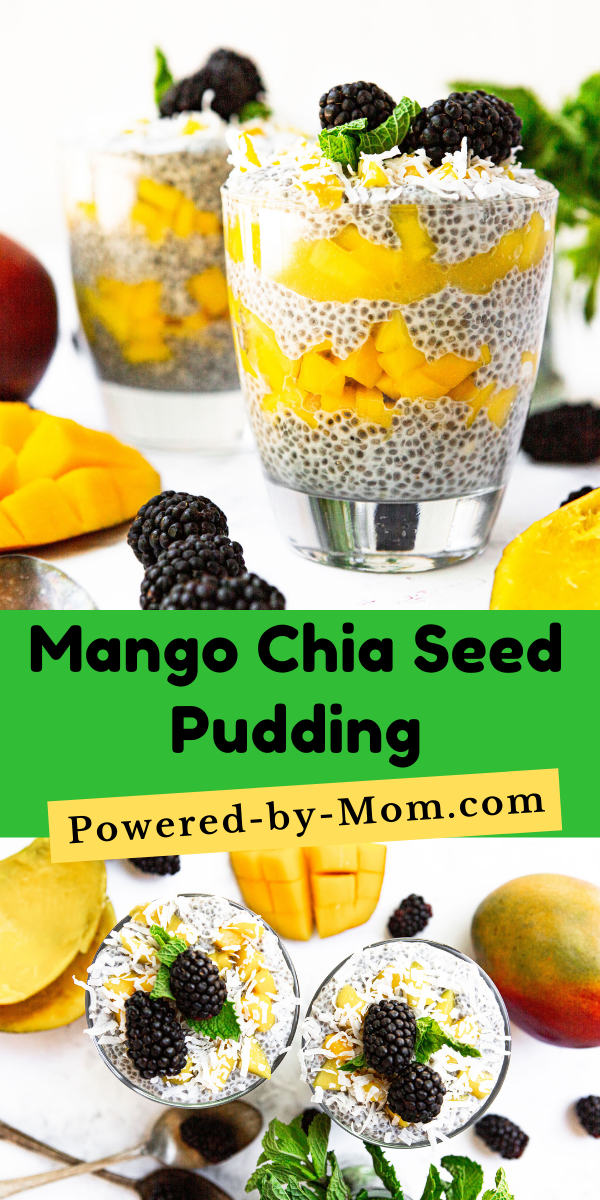Mango Chia Seed Pudding is a delicious treat for breakfast or dessert! Packed with healthy fats and Vitamin C to fuel your day with flavour!