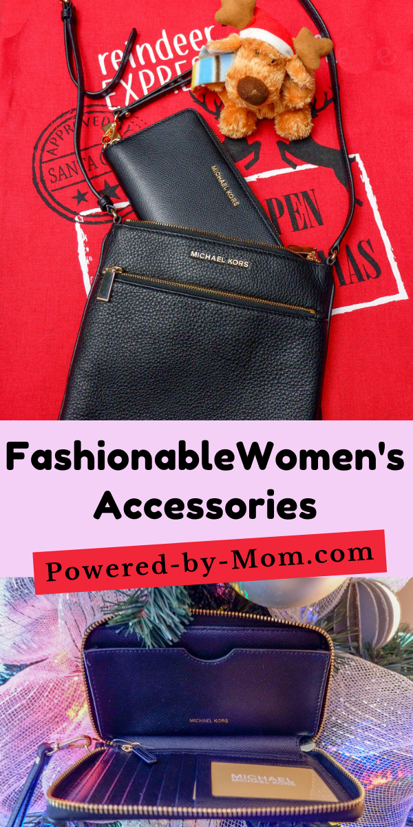 Handy but fashionable womens accessories always make for a great gift. Even better if they are versatile like this Michael Kors handbag and wristlet!