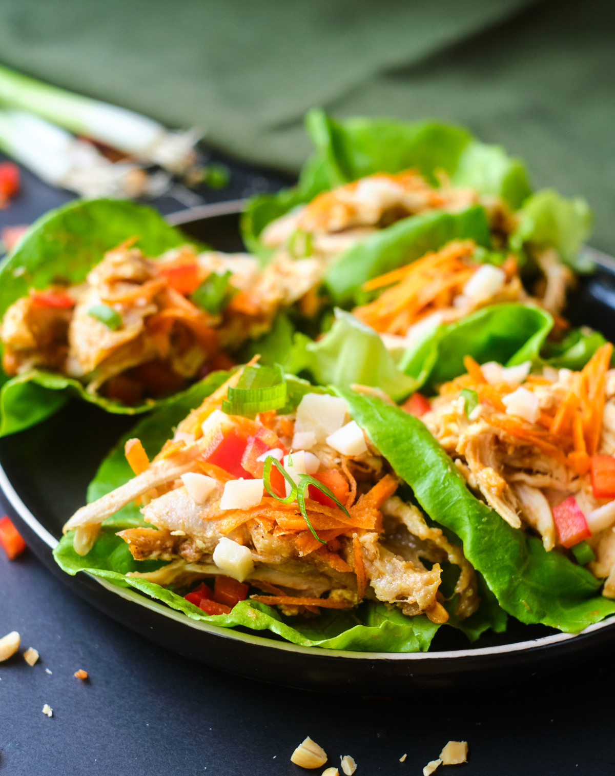 Recipe for Asian Chicken Lettuce Wraps