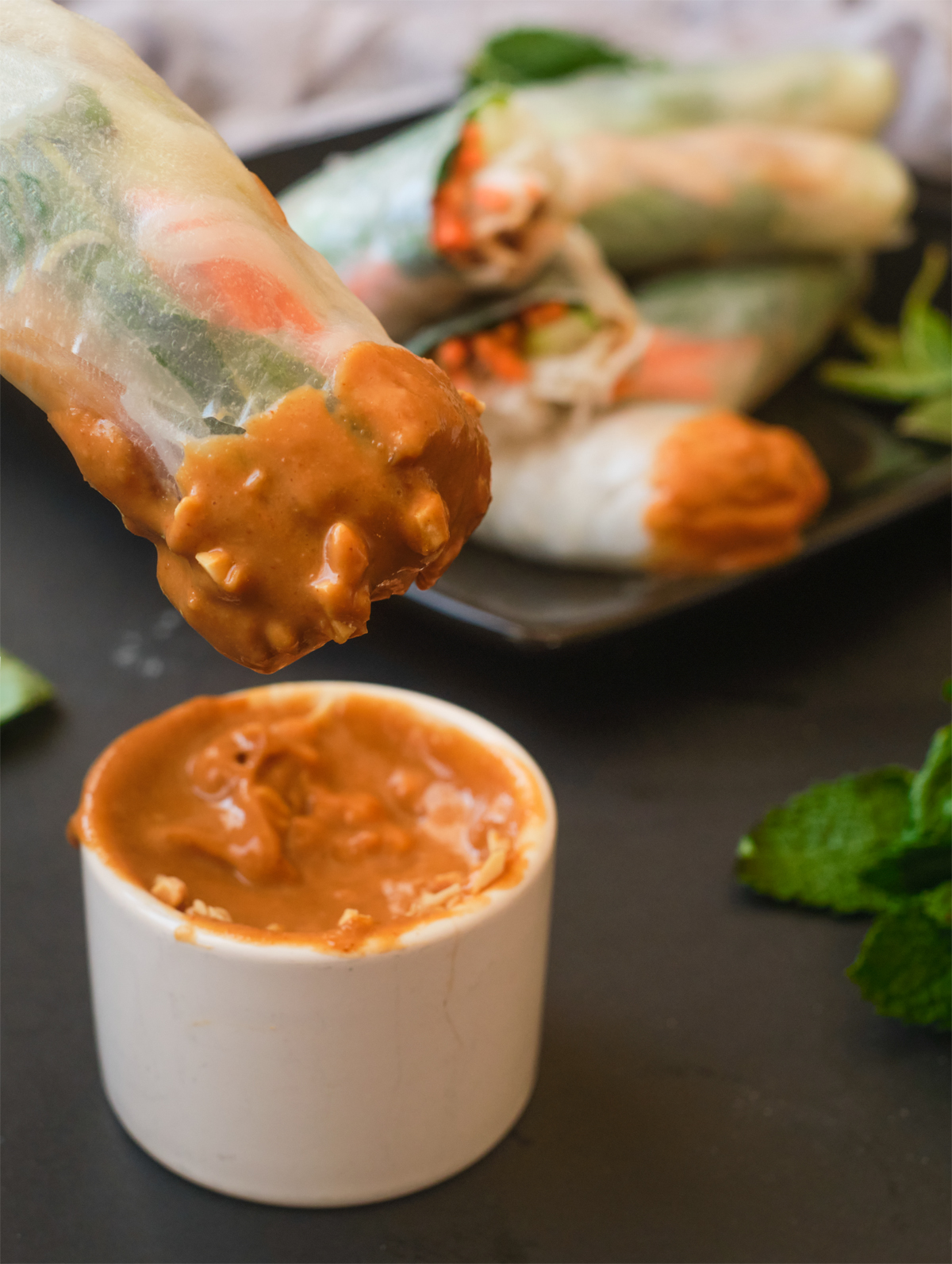 chicken summer rolls 