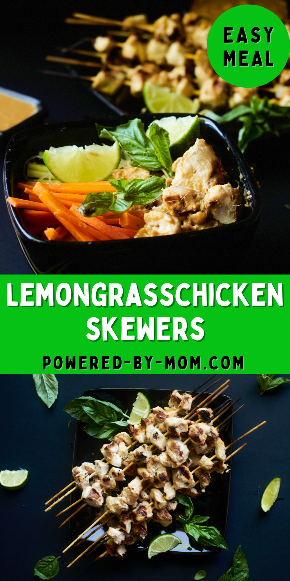 These Vietnamese Lemongrass Chicken Skewers are so scrumptious they might just become your new favourite summer recipe. Fresh lemongrass, with its delicate notes of lemon, ginger and mint paired with the rest of the marinade ingredients and tender grilled chicken breast bites and served with peanut sauce creates a delicious meal.