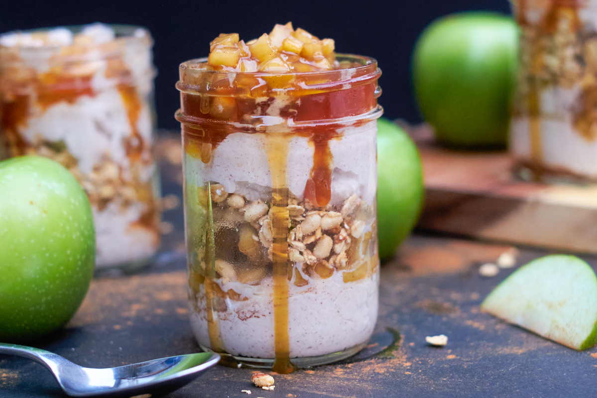 caramel apple trifle