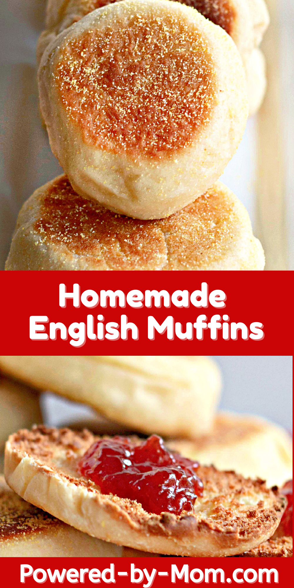 This Homemade English Muffin Recipe totally delivers when it comes to creating soft and chewy goodness with all its nooks and crannies. Just picture that butter melting on those English Muffins or having them as part of your Eggs Benedict for breakfast or brunch. Bonus: it's even easier to make these delicious treats and they are so much better than store-bought ones.  Get the recipe now.