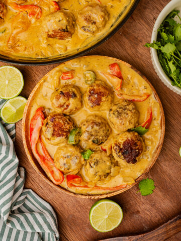 coconut curry meatballs