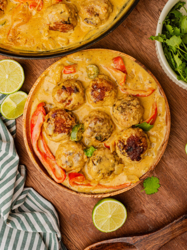 Crockpot Coconut Curry Chicken Meatballs Recipe Story (Copy)